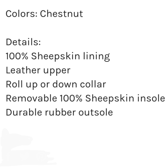 Old Friend Footwear Bootee Slipper sheepskin tan suede leather women's size 7 - Picture 8 of 8